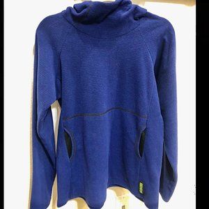 Surf (Dark) Blue Melanzana Microgrid Hoodie